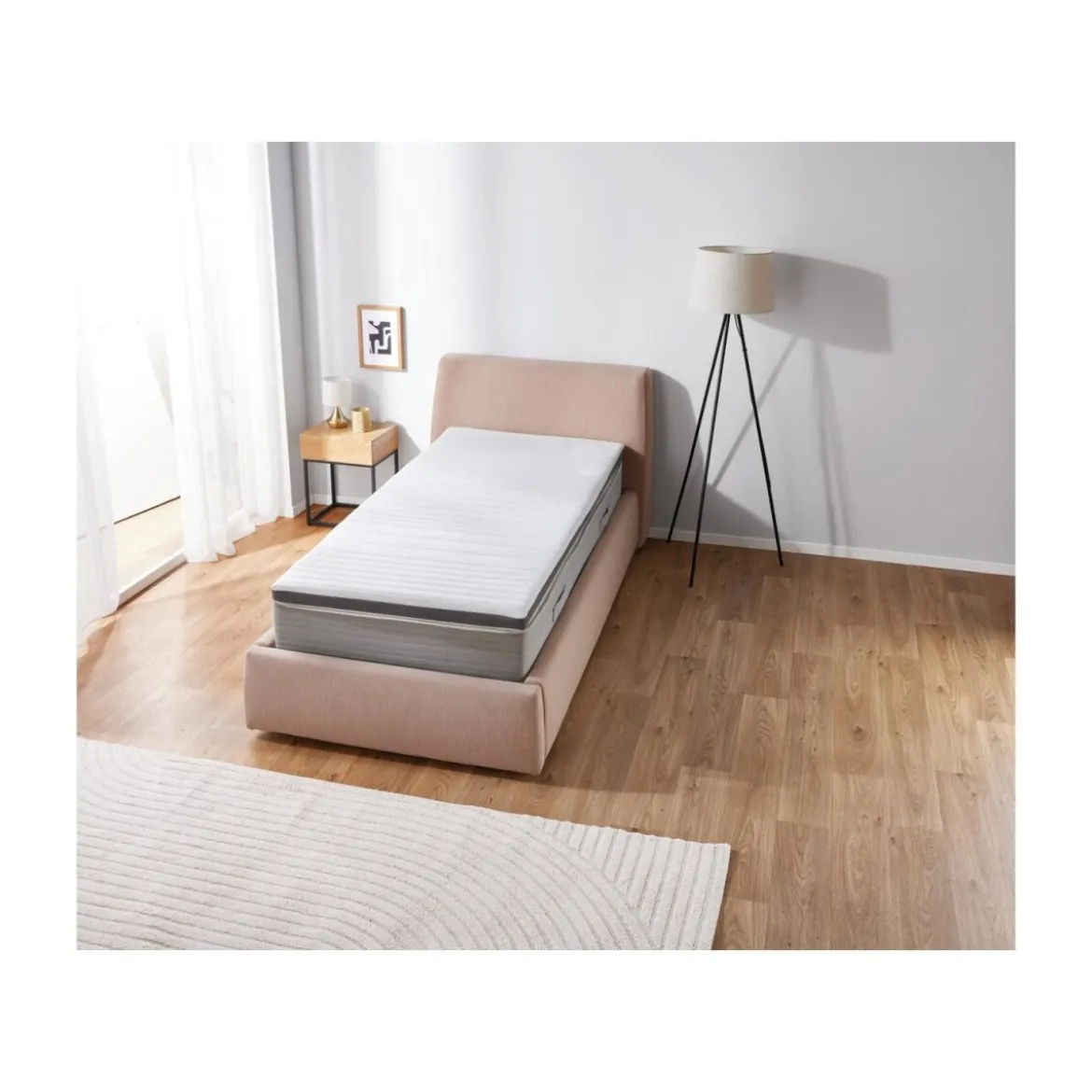 LIVARNO home Matratzentopper, 200 x 90 cm, mit zwei Liegeseiten - B-Ware neuwertig