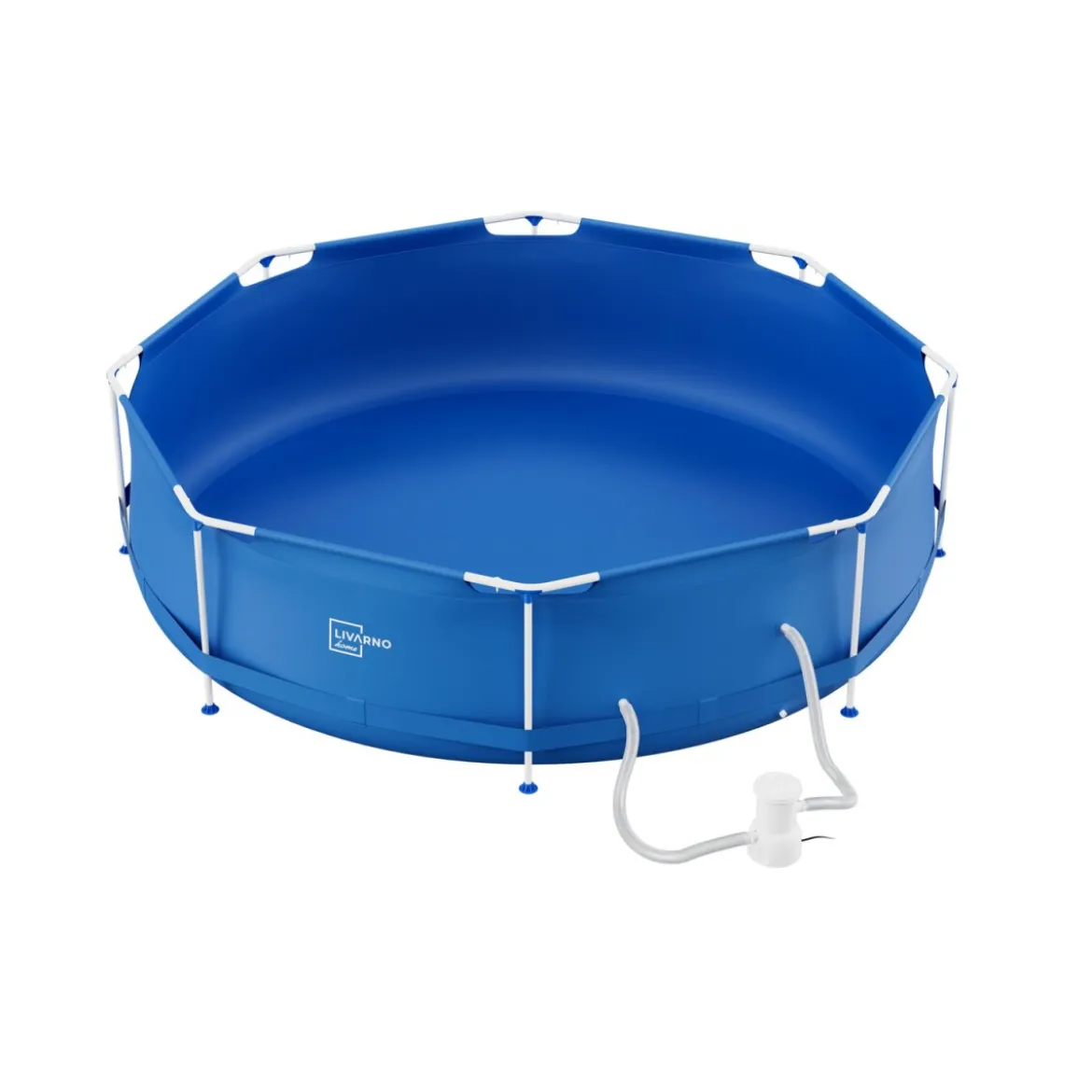 LIVARNO home Metal-Frame-Pool, Ø 300 x H 76 cm - B-Ware