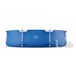 LIVARNO home Metal-Frame-Pool, Ø 300 x H 76 cm - B-Ware
