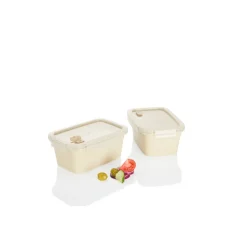 LIVARNO home Mikrowellendosen-Set, BPA-frei - B-Ware