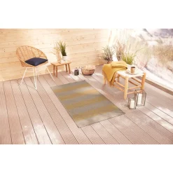 LIVARNO home Outdoorteppich, B 80 x L 150 cm (beige/gelb) - B-Ware sehr gut