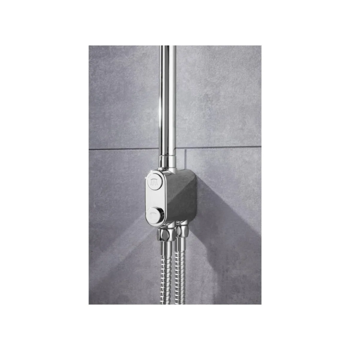 LIVARNO home Regenbrauseset mit Wassersparer Duschbrauseset mit Wassersparer Überkopfbrause-Set mit Wassersparer - B-Ware neuwertig