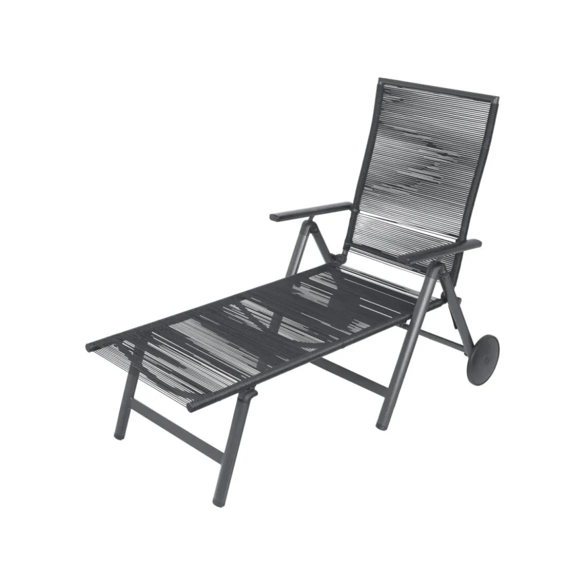 LIVARNO HOME Rollliege »Miami« im Rope-Design, anthrazit - B-Ware