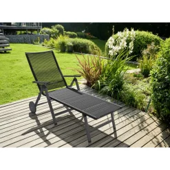 LIVARNO HOME Rollliege »Miami« im Rope-Design, anthrazit - B-Ware