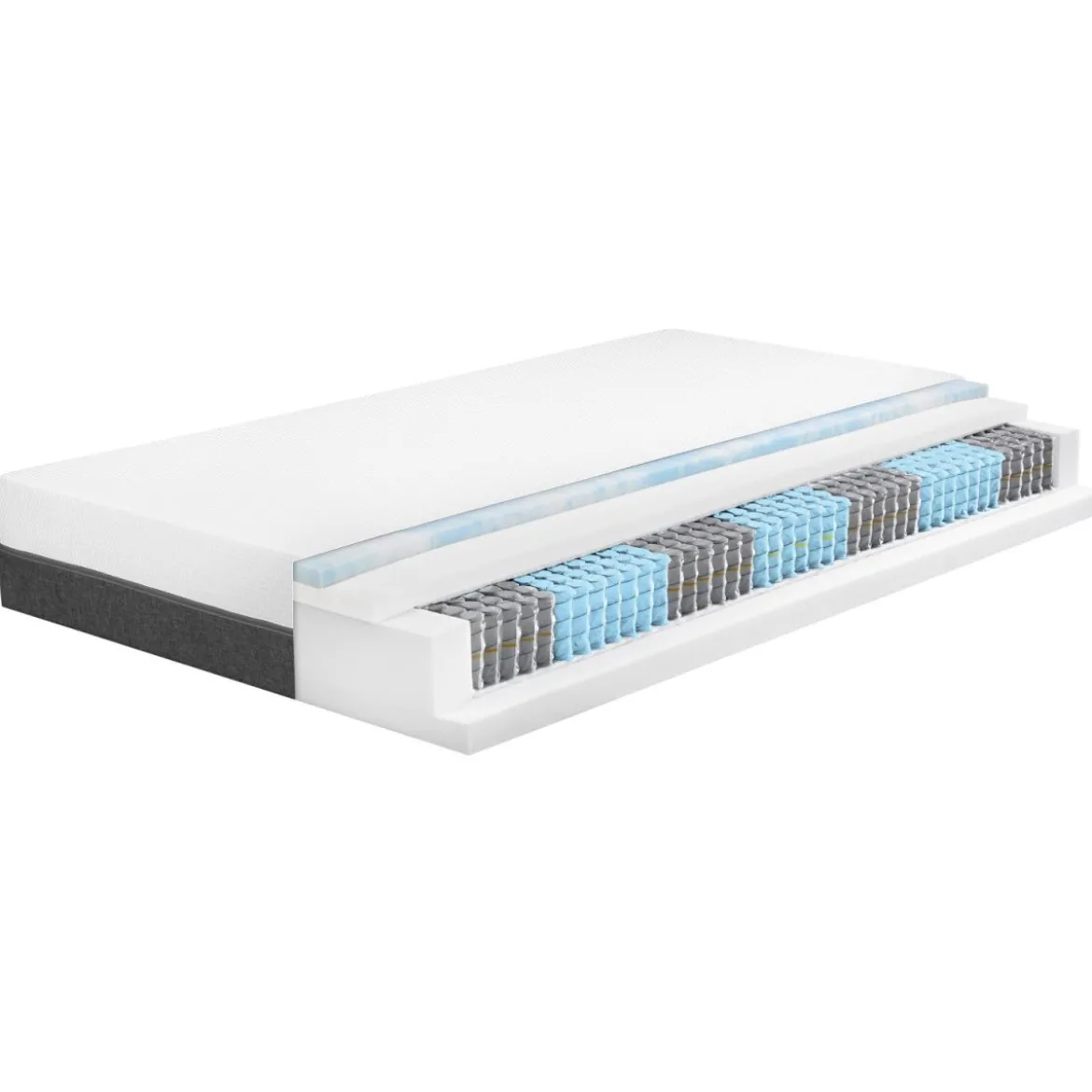 LIVARNO home "Royal Support Visco" 7-Zonen-1000er-Taschenfederkern-Matratze, H3, 140 x 200 cm - B-Ware neuwertig