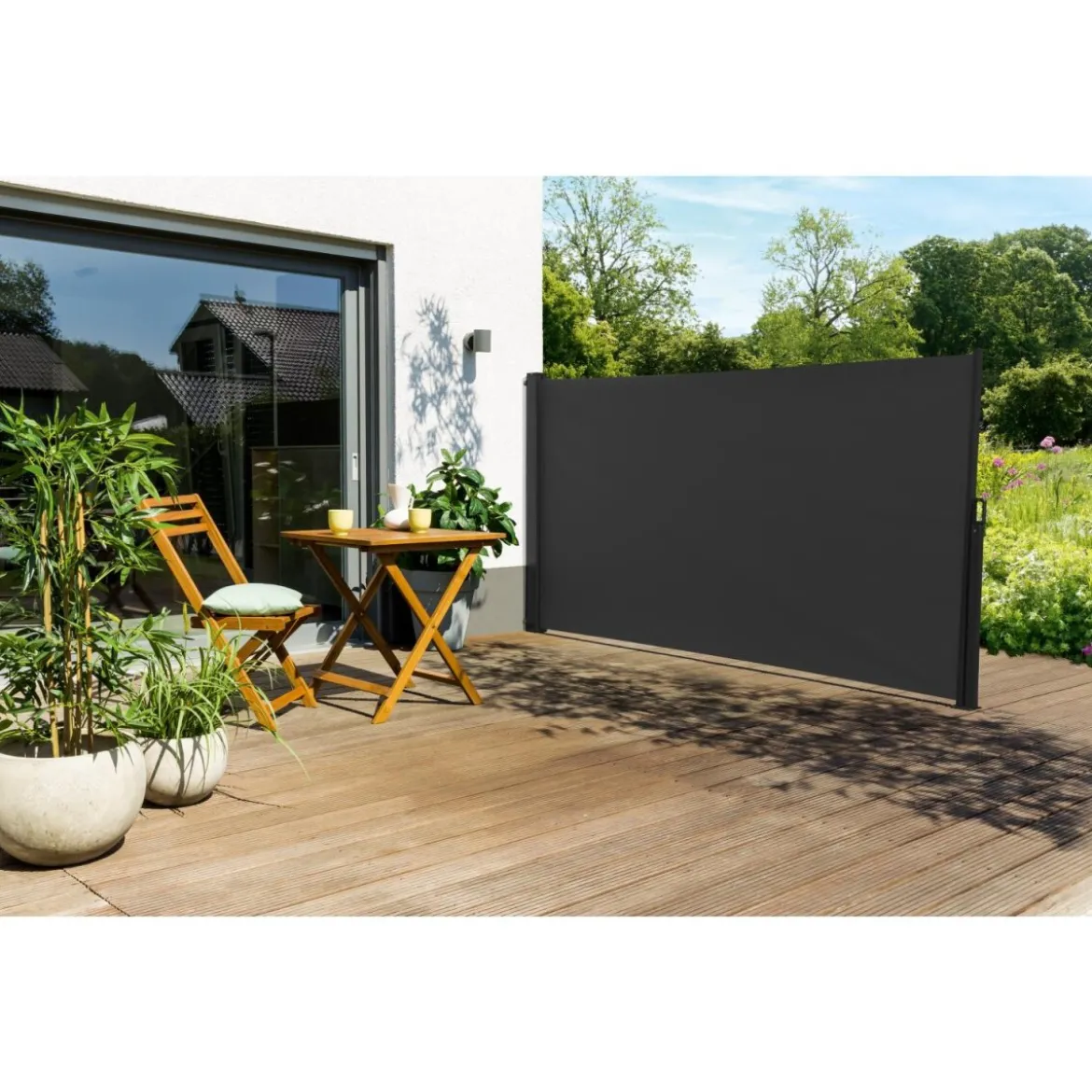LIVARNO home Seitenmarkise, 300 x 160 cm, ausziehbar - B-Ware neuwertig