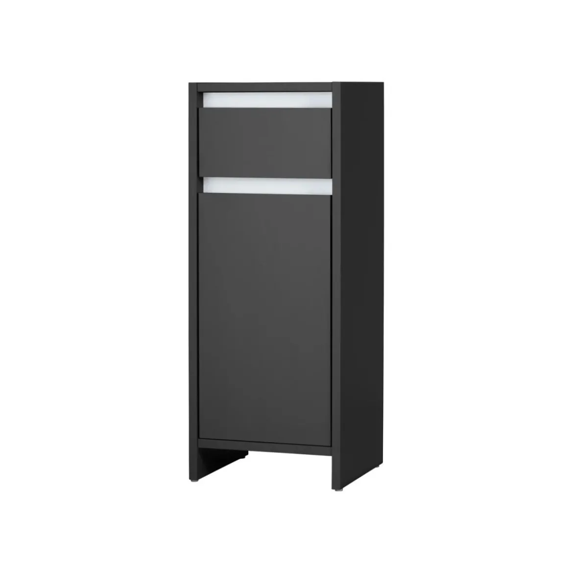 LIVARNO HOME Seitenschrank »Oslo«, mit Tür und Schublade, anthrazit - B-Ware neuwertig