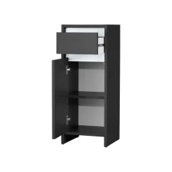 LIVARNO HOME Seitenschrank »Oslo«, mit Tür und Schublade, anthrazit - B-Ware neuwertig
