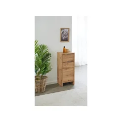 LIVARNO home Seitenschrank Verona, in hochwertiger Wotan-Eiche-Nachbildung - B-Ware neuwertig