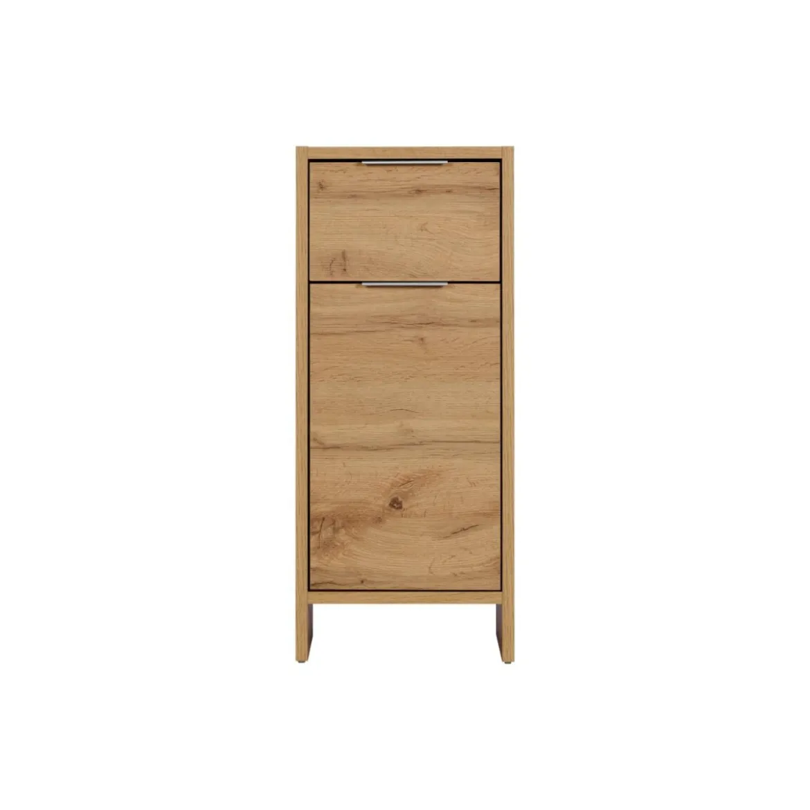 LIVARNO home Seitenschrank Verona, in hochwertiger Wotan-Eiche-Nachbildung - B-Ware neuwertig