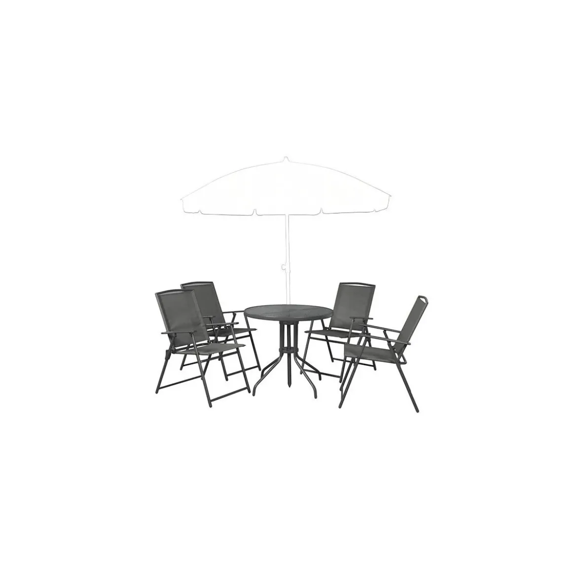 LIVARNO home Sitzgruppe, 5-teilig, anthrazit - B-Ware sonstiges