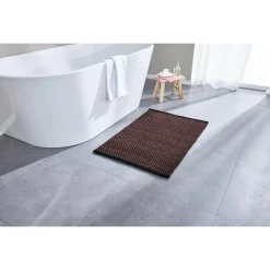LIVARNO HOME Struktur-Badematte, mit rutschhemmender Unterseite (Rot) - B-Ware sehr gut