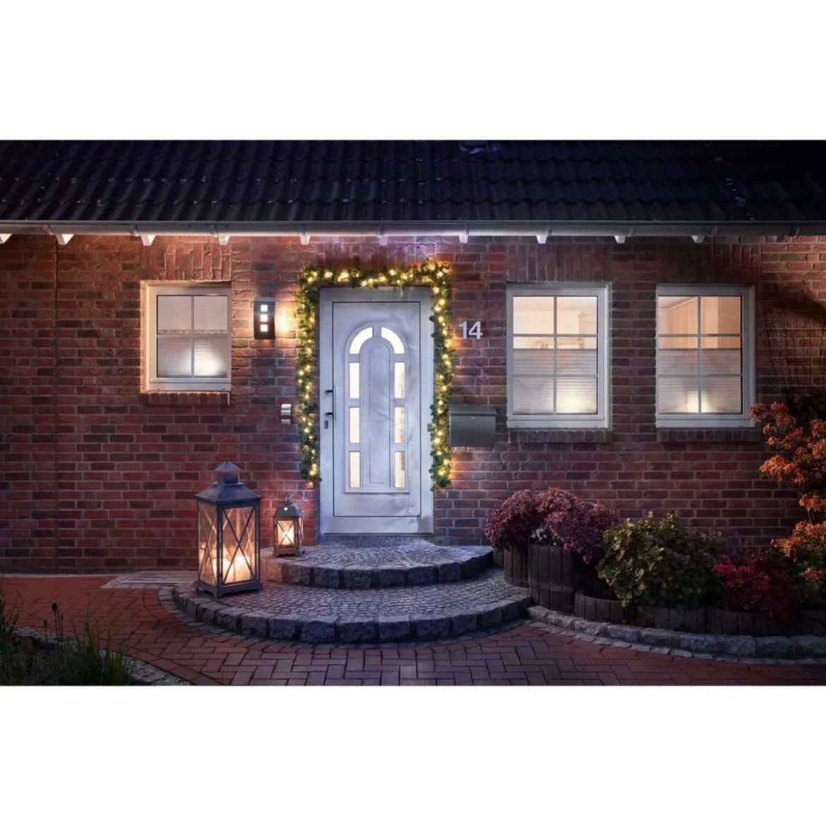 LIVARNO home Tannengirlande LED - B-Ware