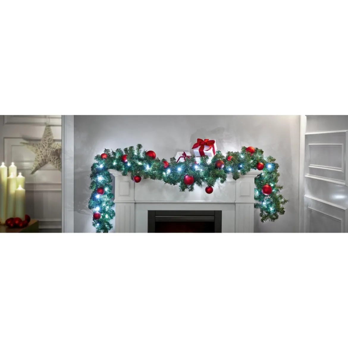 LIVARNO home Tannengirlande LED - B-Ware