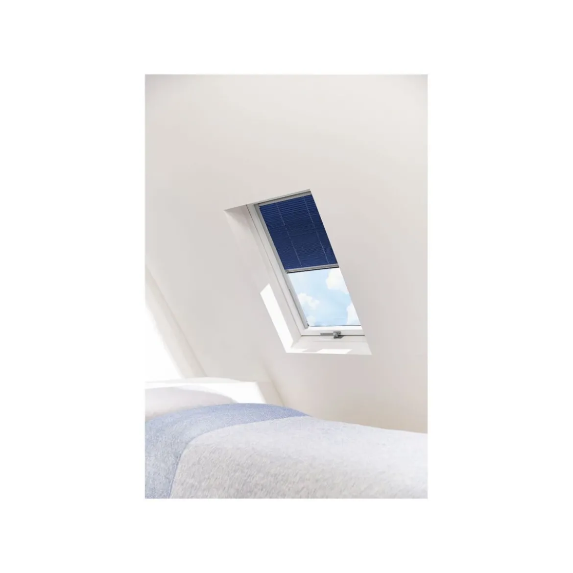 Livarno Home Thermo Plissee Teleskop für Velux-Dachfenster 49,3 x 94-116 cm - B-Ware