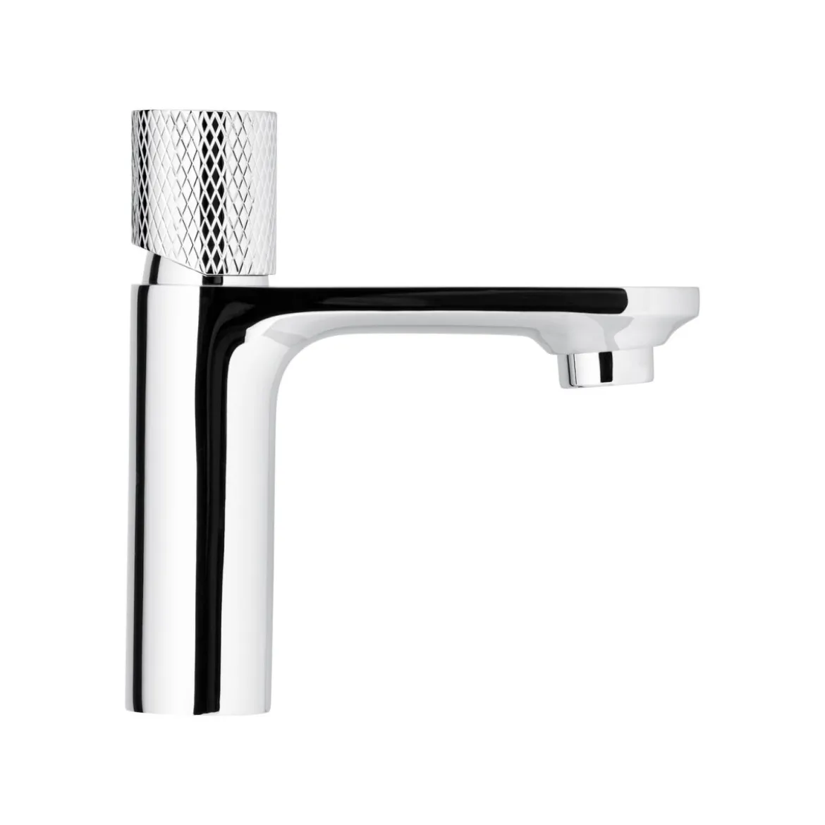 LIVARNO home Waschtischarmatur mit Knopfhebel (silber) - B-Ware neuwertig