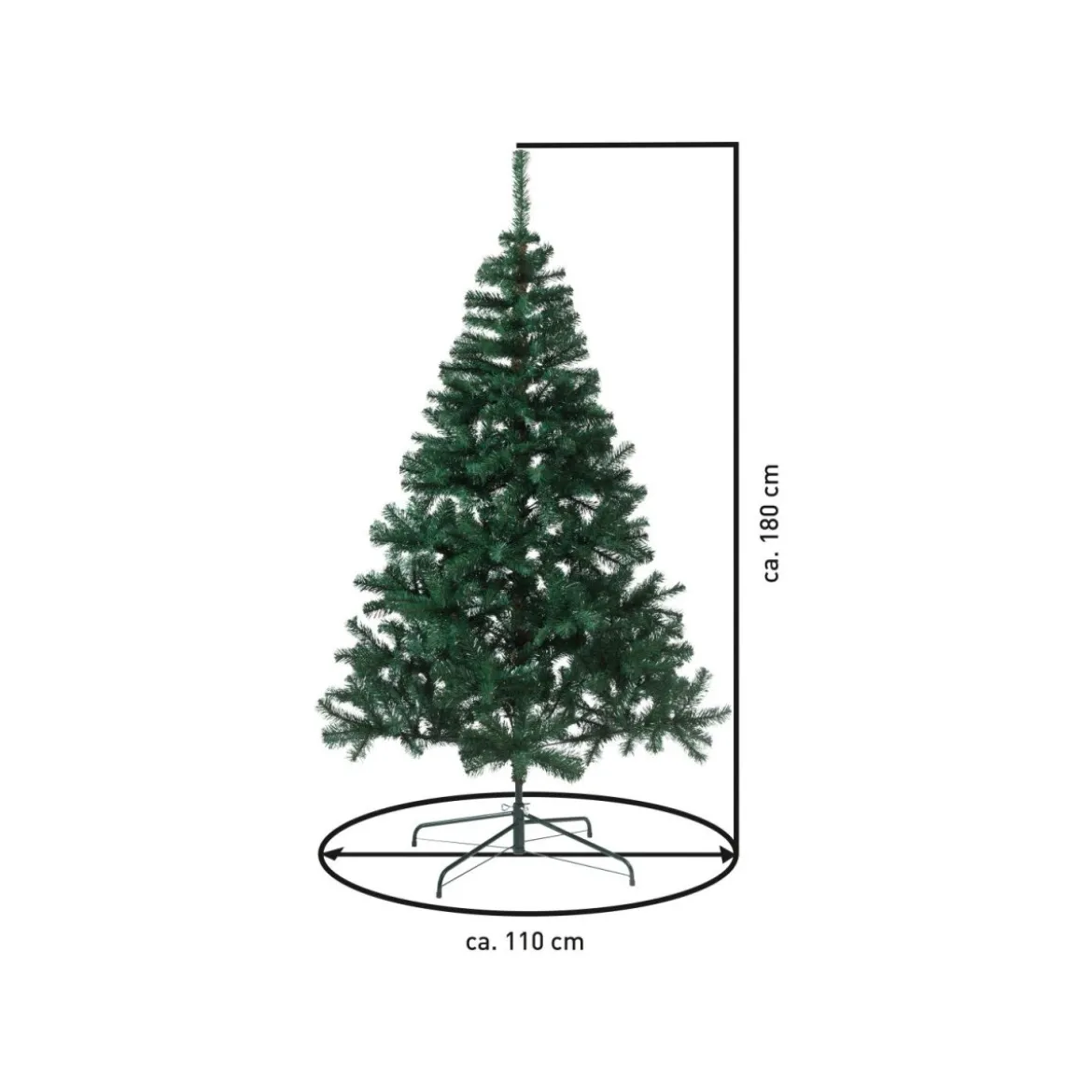 LIVARNO home Weihnachtsbaum künstlich 180 cm (Grün) - B-Ware sehr gut