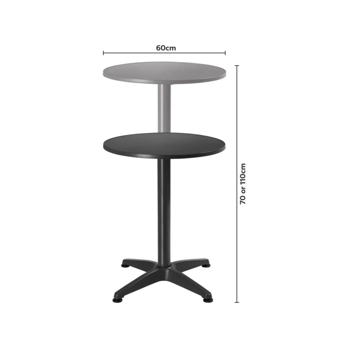 LIVARNO® 2 in 1: Bistro- und Stehtisch - B-Ware