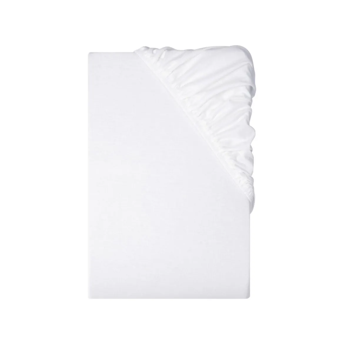 LIVARNO® Jersey-Spannbettlaken, 180-200 x 200 cm (Weiß) - B-Ware neuwertig