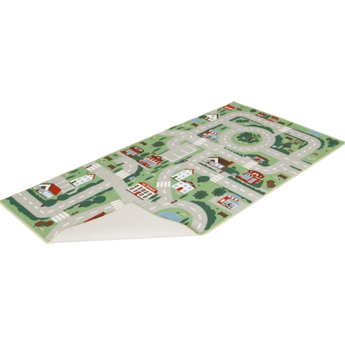 LIVARNO® Kinder Spielteppich, 75 x 133 cm ( Stadt) - B-Ware neuwertig
