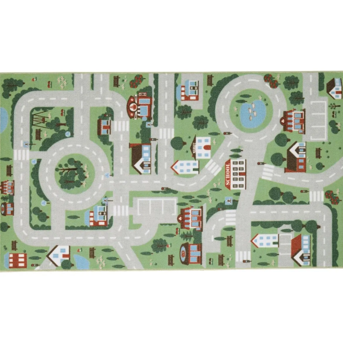 LIVARNO® Kinder Spielteppich, 75 x 133 cm ( Stadt) - B-Ware neuwertig