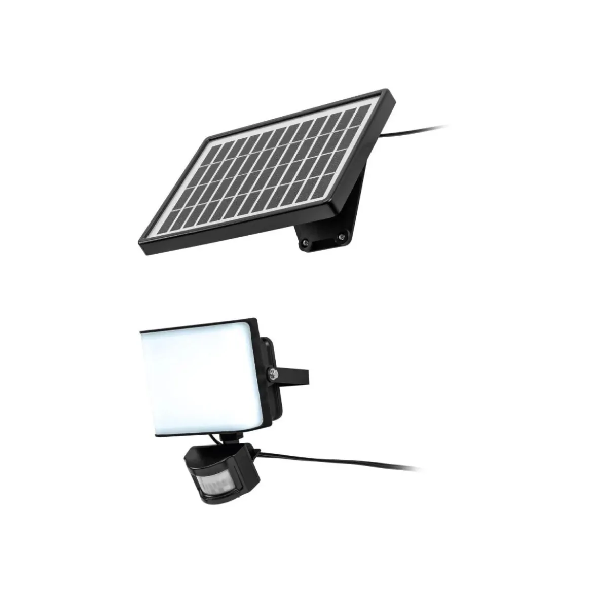 LIVARNO® LED-Solarstrahler mit Bewegungsmelder (Schwarz) - B-Ware neuwertig