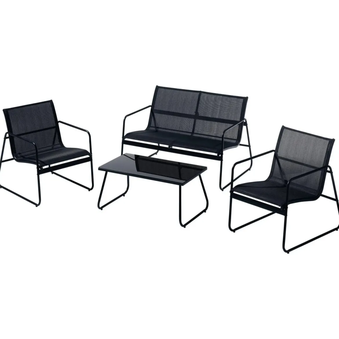 LIVARNO® Lounge-Set, 4-teilig - B-Ware
