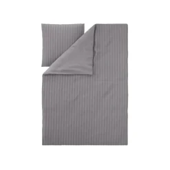 LIVARNO® Luxus Satin Bettwäsche, 135 x 200 cm, grau - B-Ware sehr gut