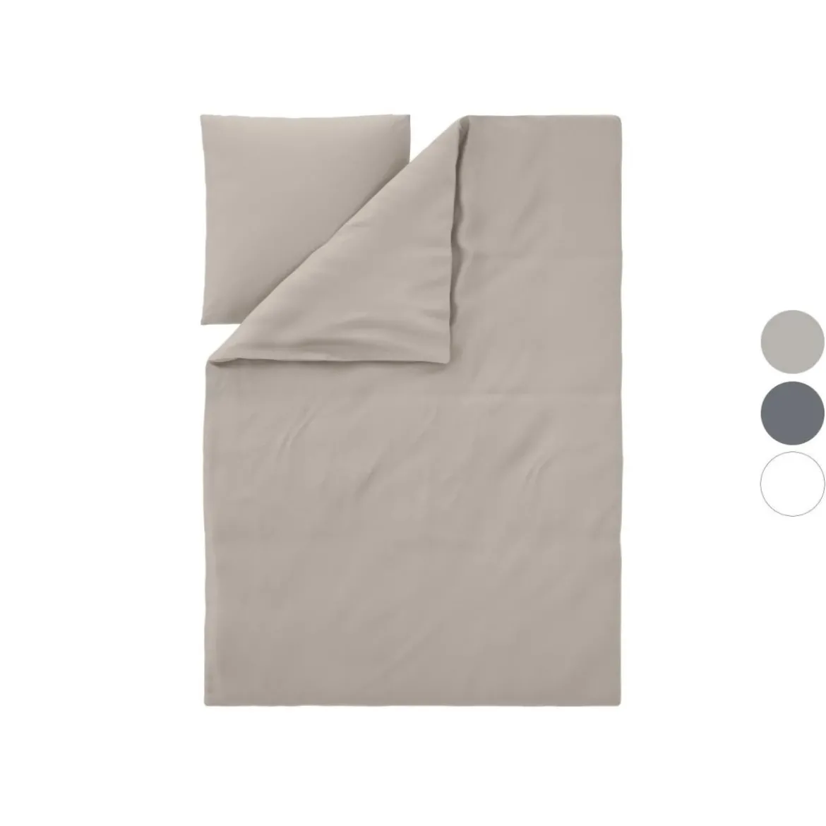 LIVARNO® Mikrofaser-Washed-Bettwäsche, 155 x 220 cm - B-Ware