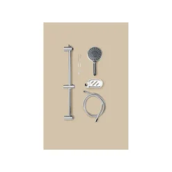 LIVARNO® Multifunktionsbrause-Set mit Brausestange - B-Ware