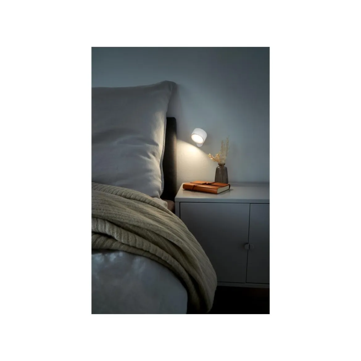 LIVARNop home Akku-LED-Wandleuchte, 3-stufig einstellbare Helligkeit - B-Ware