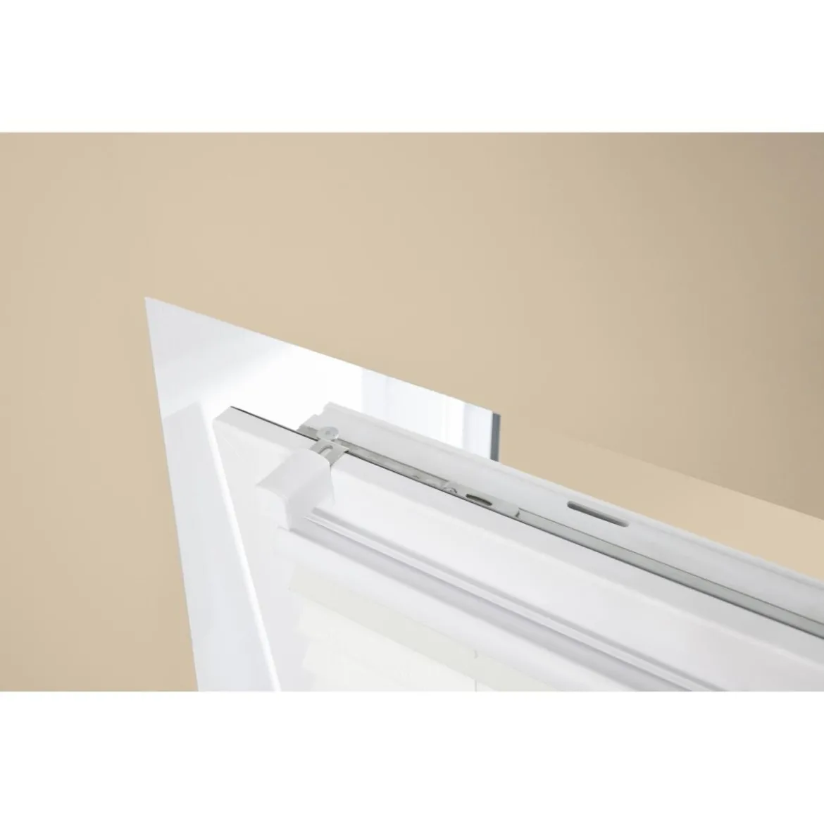 LIVARNO® Plissee-Rollo für Fenster, ohne Bohren, 80 x 130 cm - B-Ware