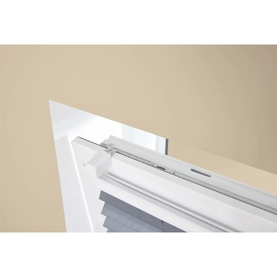 LIVARNO® Plissee Rollo für Fenster, 60 x 130 cm, Montage ohne Bohren - B-Ware