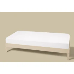LIVARNO® Satin-Spannbettlaken, 90-100 x 200 cm (Weiß) - B-Ware neuwertig