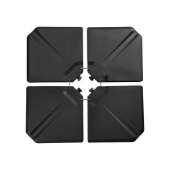 LIVARNO® Schirmständer–Beschwerungsplatten, 4 Stück - B-Ware