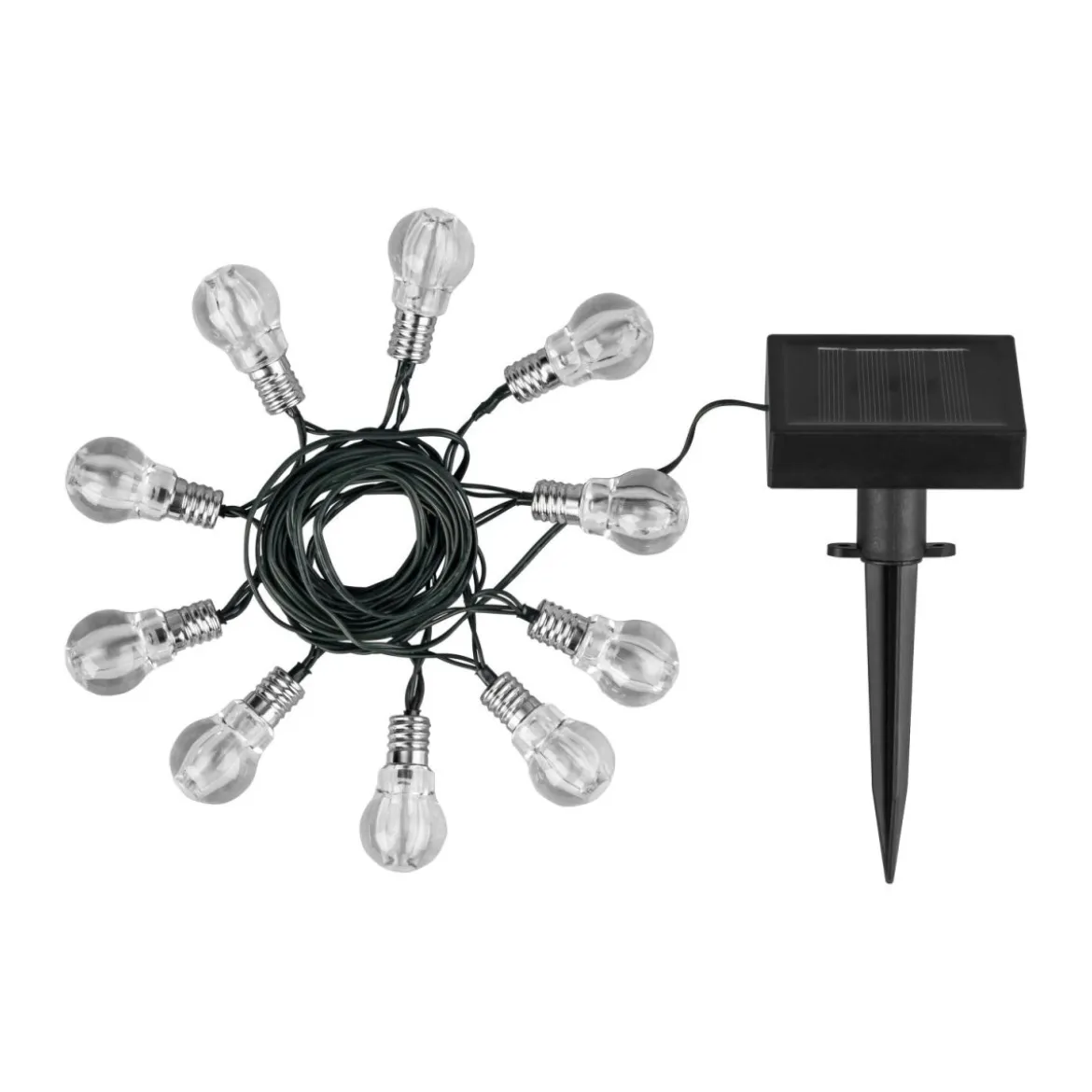 LIVARNO® Solar-Sommerlichterkette (Glühbirne) - B-Ware neuwertig