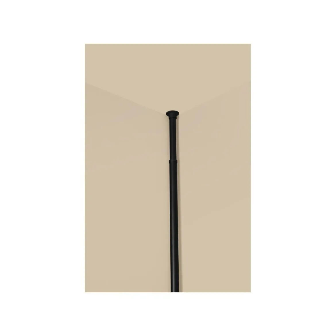 LIVARNO® Teleskop-Badregal, schwarz - B-Ware