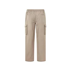 LIVERGY® Herren Cargohose, legere Form, modernes Ripstop-Muster (Beige, M (48/50)) - B-Ware neuwertig