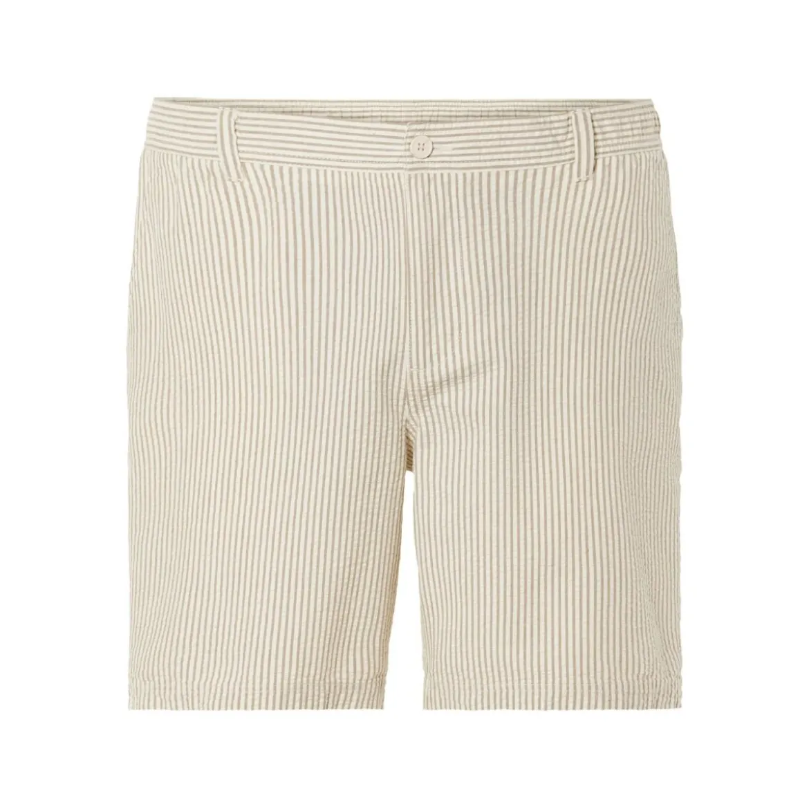 LIVERGY® Herren-Seersucker-Shorts, aus reiner Baumwolle, L, Streifen - B-Ware neuwertig