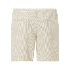 LIVERGY® Herren-Seersucker-Shorts, aus reiner Baumwolle, L, Streifen - B-Ware neuwertig