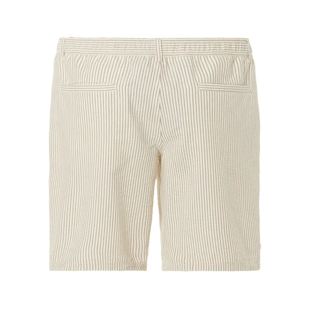 LIVERGY® Herren-Seersucker-Shorts, aus reiner Baumwolle, L, Streifen - B-Ware neuwertig