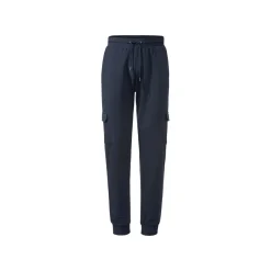 LIVERGY® Herren Sweathose mit Patch und Gesäßtasche (marine, S (44/46)) - B-Ware neuwertig
