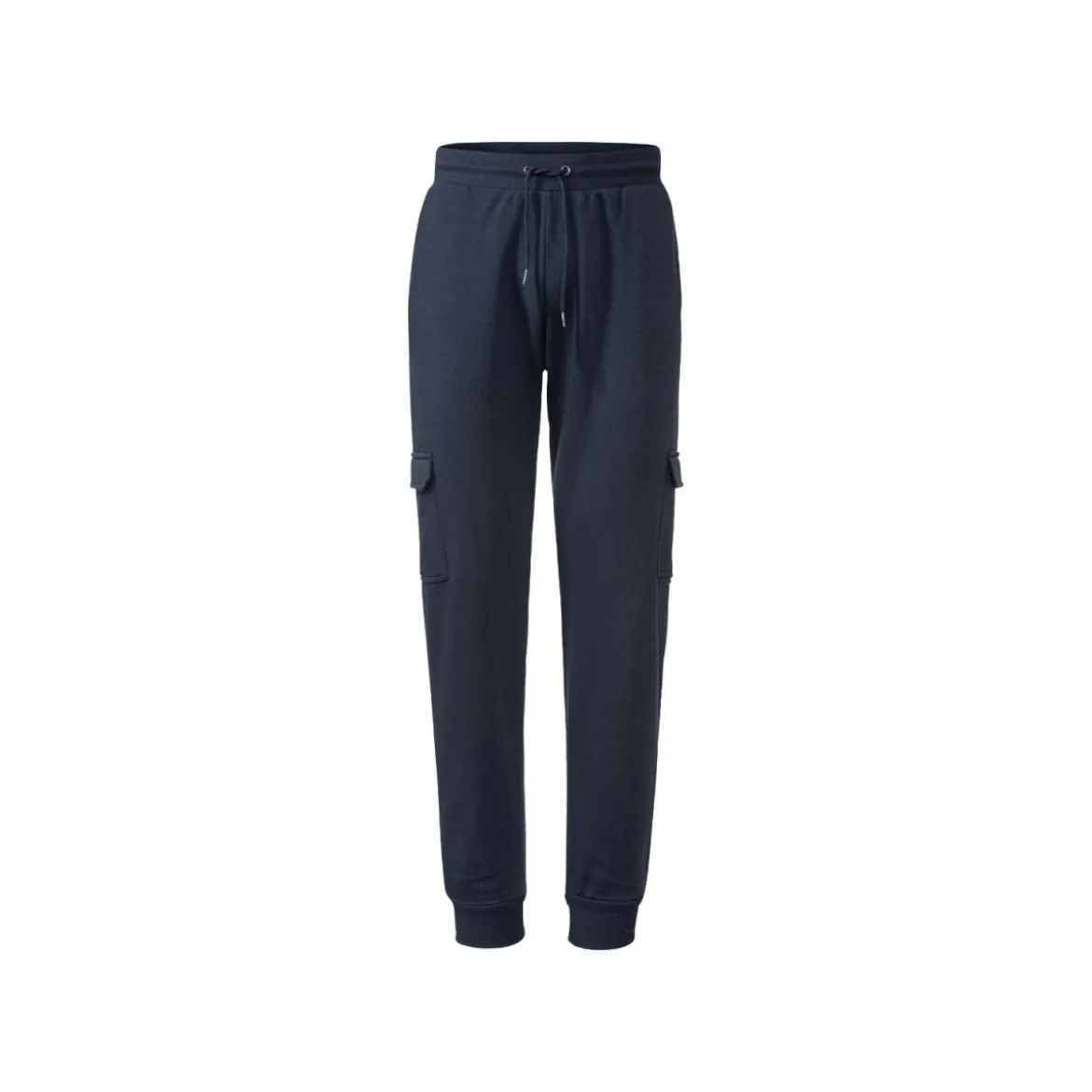 LIVERGY® Herren Sweathose mit Patch und Gesäßtasche (marine, S (44/46)) - B-Ware neuwertig