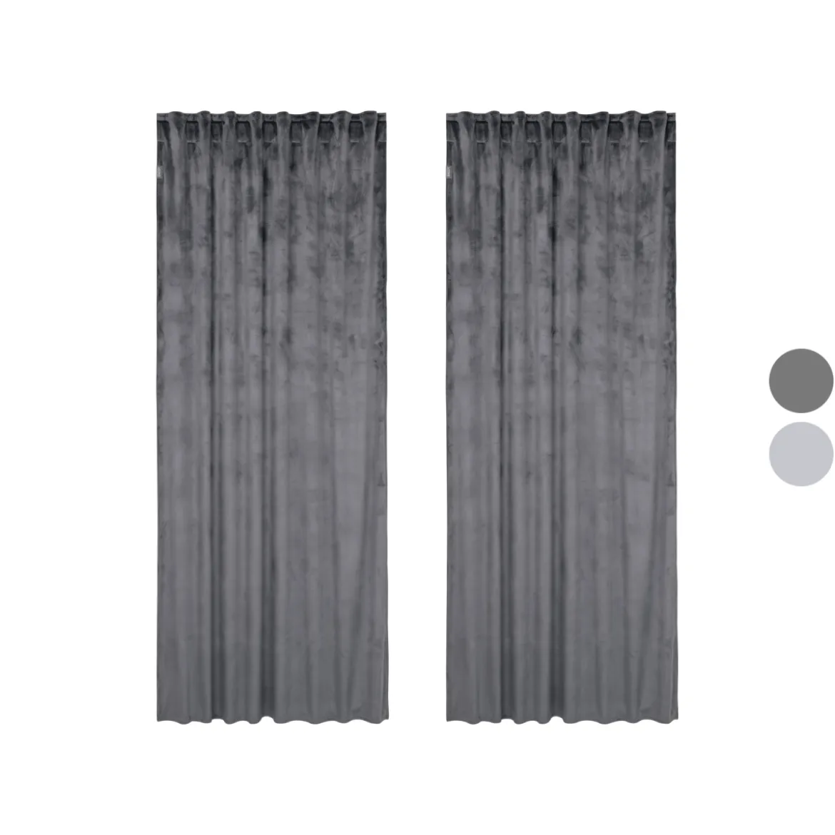LOOKS by Wolfgang Joop Samtvorhang, weich fallend, 135 x 245 cm - B-Ware