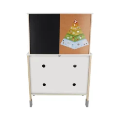 LUPILU® Holz-Küche, 3-fach höhenverstellbar, mit bespielbarer Rückseite - B-Ware