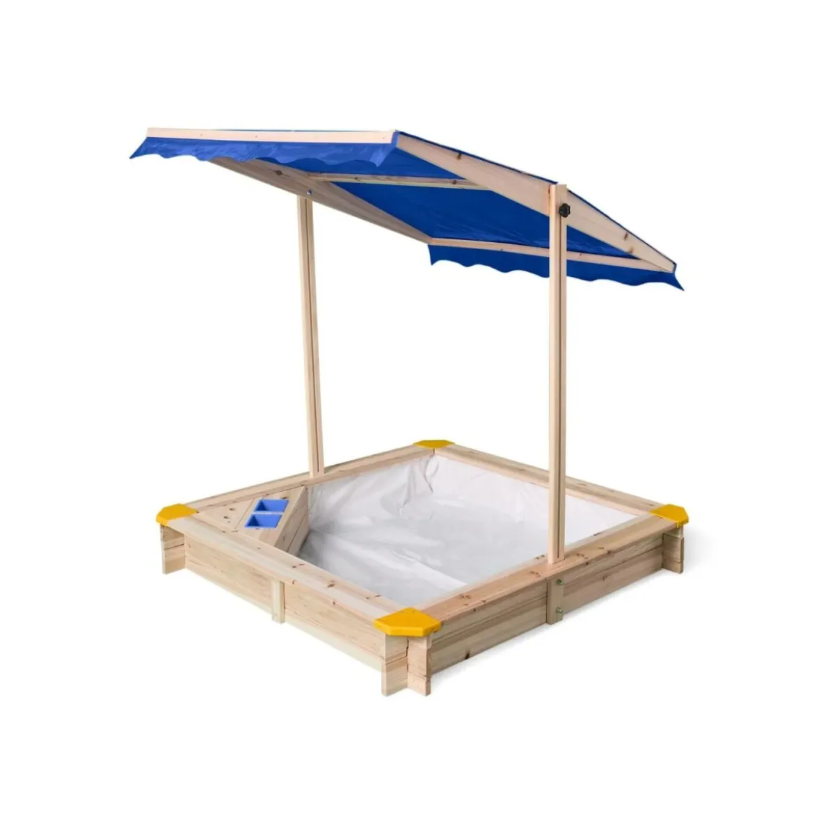 lupilu® Holzsandkasten, mit Dach und Eisdiele - B-Ware