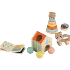 LUPILU® Holz Spiel- und Lernboxen - B-Ware