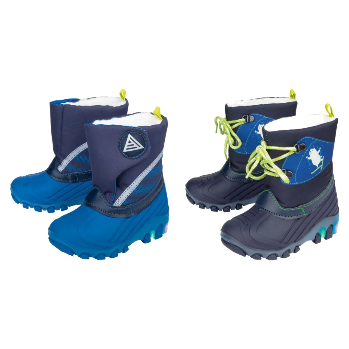 lupilu Kleinkinder Jungen LED-Winterstiefel mit Blink-Effekt - B-Ware
