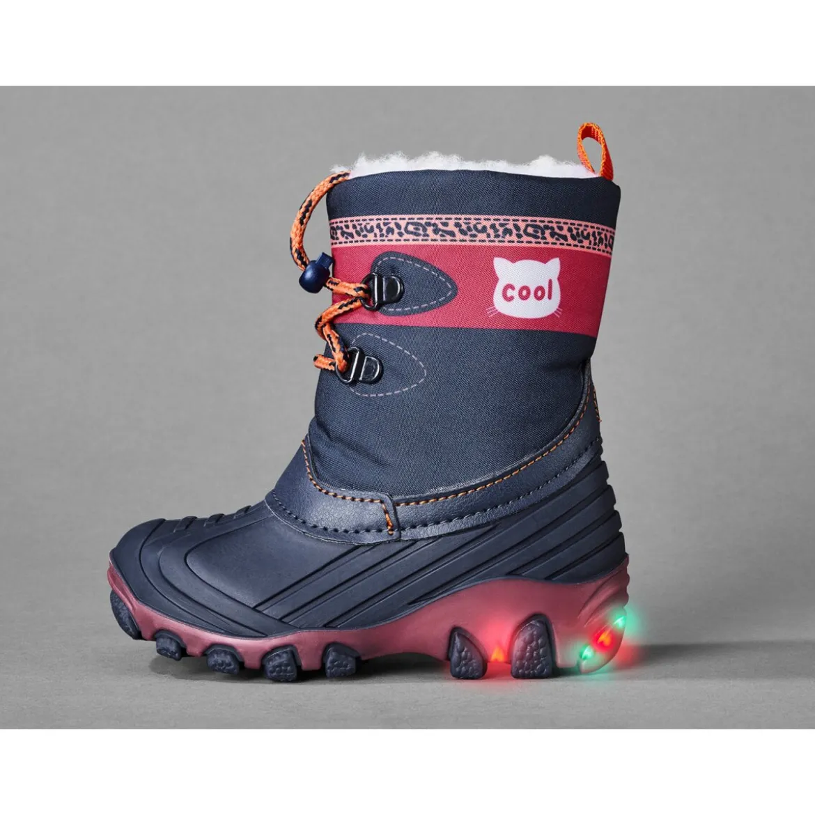 lupilu® Kleinkinder Mädchen LED-Winterstiefel mit Blink-Effekt - B-Ware