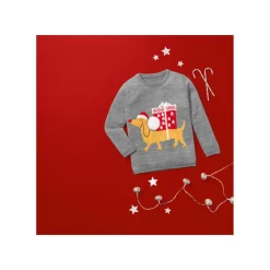 lupilu® Kleinkinder Mädchen Pullover mit niedlichem Weihnachtsmotiv - B-Ware
